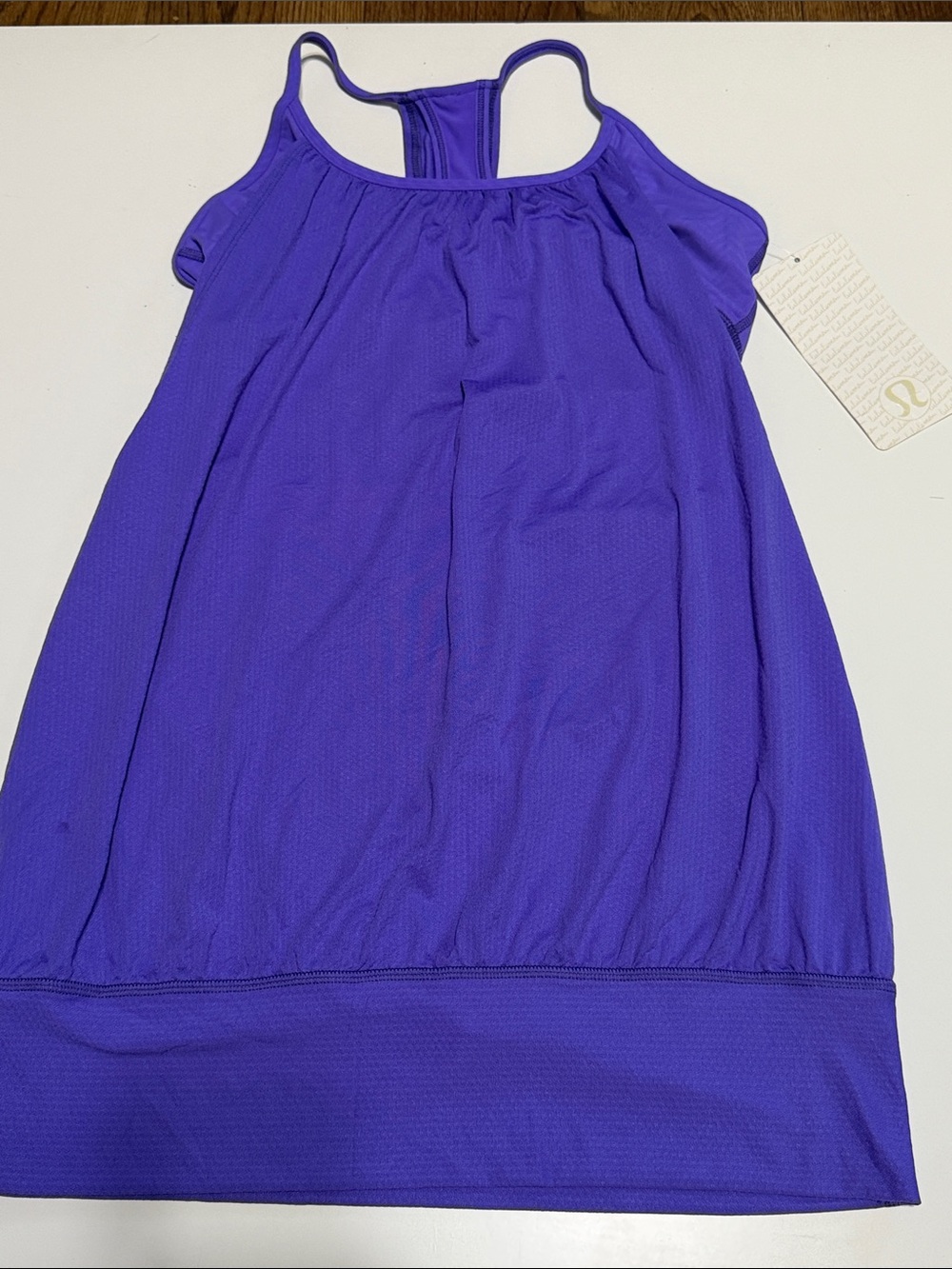lululemon athletica Vibrant Purple Strappy Workout Tank